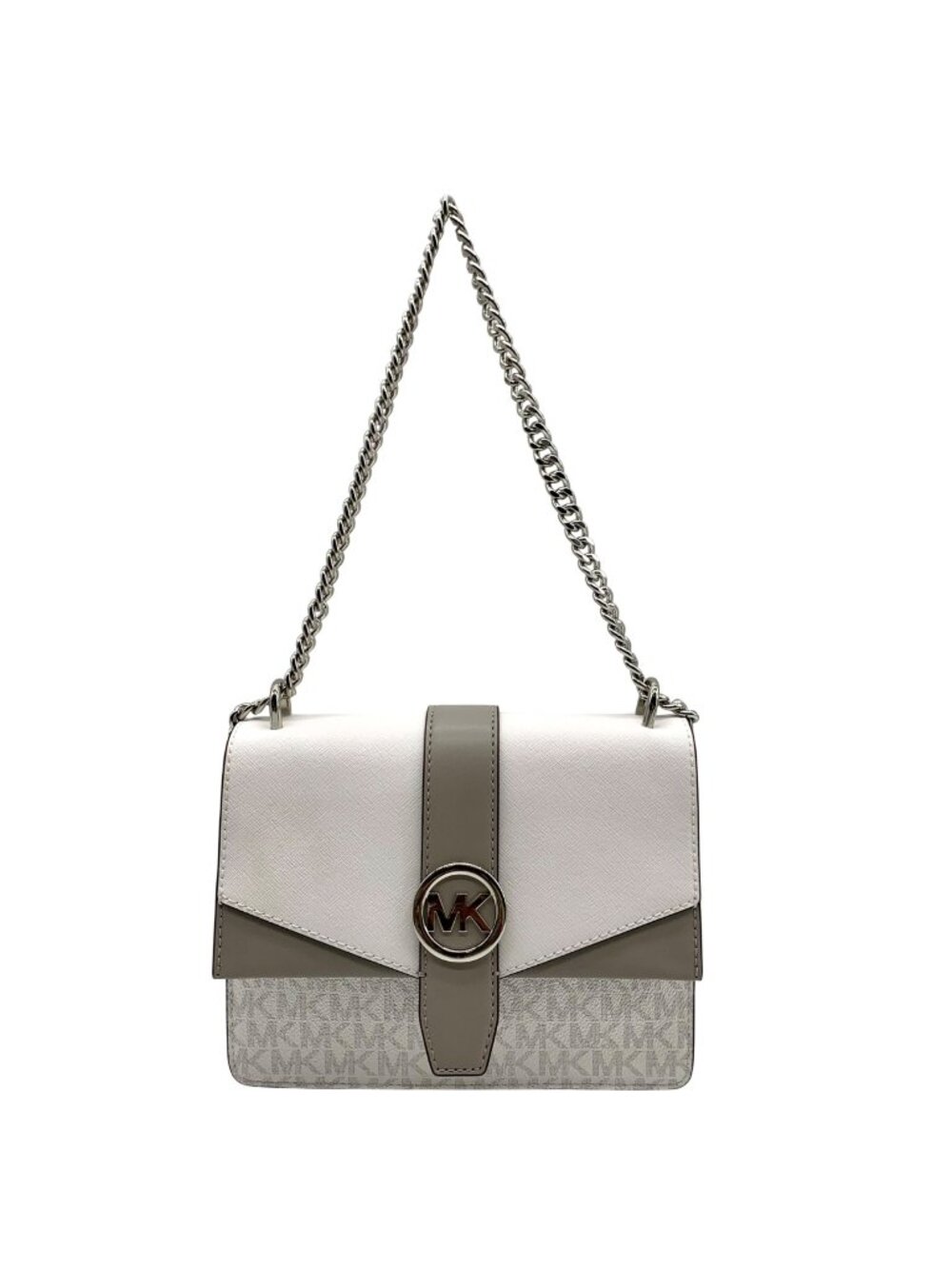 Michael Kors Greenwich Color-Block Coated Canvas Crossbody Bag